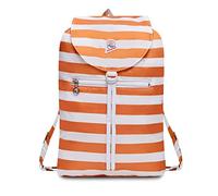 Invicta Sac à dos - MINISAC NEXT - Pliable et Poche - Voyage & Loisirs - Sac à dos pour homme femme à rayures - Icône - PACKABLE, orange., Taglia unica, Décontracté