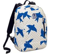 Invicta Sac à Dos, Origami, Sac à Dos, Sac à Livres, pour Adolescents, Filles et Garçons, Grande Capacité, pour L'École, le Sport, les Loisirs, Double Face, design Italien, Bleu/Multicolore