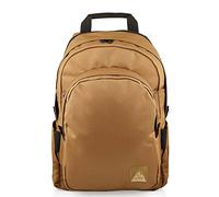 Invicta Sac à Dos, Rond Unisexe, Grande Capacité, pour le Bureau, Days Trips & Commuting, Pochette pour Ordinateur Portable, Chest Belt, design Italien, Beige