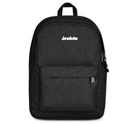 Invicta Sac à dos scolaire Lab Shine, noir, 27 L, effet paillettes, double compartiment, poches latérales porte-bouteille, poche intérieure avec organiseur, compartiment pour PC, école moyenne et