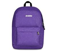 Invicta Sac à dos scolaire Lab Shine, violet, 27 L, effet paillettes, double compartiment, poches latérales porte-horrace, poche intérieure avec organiseur, compartiment pour PC, école moyenne et