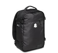 Invicta Sac à Dos Voyage Travel, Noir - Sac à Dos, Valise - Bagage à Main - Poche pour PC, Poche Porte-Bouteille - Sangle Poitrine réglable, Bandeau Crochet Chariot, Noir, Taglia Unica, Casual