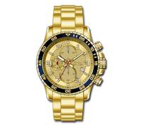 INVICTA Specialty 49095 Montre Homme - Entanche - Analogique - Mouvement à Quartz - Acier Inoxydable avec Cadran Or - 45mm