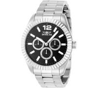 INVICTA Specialty 49511 Montre Homme - Entanche - Analogique - Mouvement à Quartz - Acier Inoxydable avec Cadran Noir - 43mm