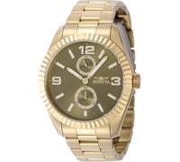 INVICTA Specialty 49530 Montre Homme - Entanche - Analogique - Mouvement à Quartz - Acier Inoxydable avec Cadran Vert - 43mm