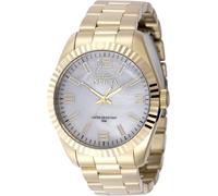 INVICTA Specialty 50126 Montre Homme - Entanche - Analogique - Mouvement à Quartz - Acier Inoxydable avec Cadran Nacre - 43mm