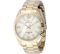 INVICTA Specialty 50127 Montre Homme - Entanche - Analogique - Mouvement à Quartz - Acier Inoxydable avec Cadran Nacre - 43mm