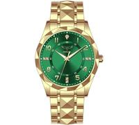 INVICTA Specialty 69021 Montre Homme - Entanche - Analogique - Mouvement à Quartz - Acier Inoxydable avec Cadran Vert - 41mm