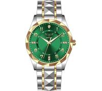 INVICTA Specialty 69025 Montre Homme - Entanche - Analogique - Mouvement à Quartz - Acier Inoxydable avec Cadran Vert - 41mm