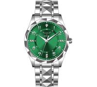 INVICTA Specialty 69029 Montre Homme - Entanche - Analogique - Mouvement à Quartz - Acier Inoxydable avec Cadran Vert - 41mm