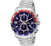 Invicta Specialty 34030 Montre Homme - Entanche - Analogique - mouvement à quartz - acier inoxydable avec cadran bleu - 45mm
