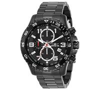 INVICTA Specialty 14880 Montre Homme - Entanche - Analogique - Mouvement à Quartz - Acier Inoxydable avec Cadran Noir - 45mm