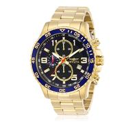 Invicta Specialty - Montre Homme Quartz en Acier Inoxydable - 45 mm, Doré / Bleu