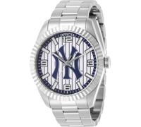 INVICTA Specialty - New York Edition 49862 Montre Homme - Entanche - Analogique - Mouvement à Quartz - Acier Inoxydable avec Cadran Argent - 43mm