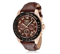 Invicta Speedway 10712 Montre Homme - Entanche - Analogique - mouvement à quartz - acier inoxydable avec cadran marron - 43mm