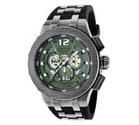 INVICTA Speedway 37959 Montre Homme - Entanche - Analogique - Mouvement à Quartz - Acier Inoxydable avec Cadran Vert - 52mm