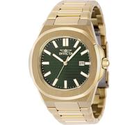 INVICTA Speedway 48518 Montre Homme - Entanche - Analogique - Mouvement à Quartz - Acier Inoxydable avec Cadran Vert - 41mm