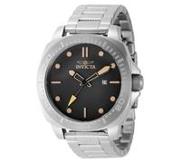 INVICTA Speedway 49099 Montre Homme - Entanche - Analogique - Mouvement à Quartz - Acier Inoxydable avec Cadran Gris - 46mm