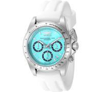 INVICTA Speedway 50489 Montre Homme - Entanche - Analogique - Mouvement à Quartz - Acier Inoxydable avec Cadran Bleu - 40mm