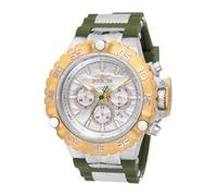 INVICTA Subaqua - Poseidon 48554 Montre Homme - Entanche - Analogique - Mouvement à Quartz - Acier Inoxydable avec Cadran Argent - 55mm