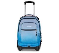 Invicta Trolley Plug Fantasy Shine, Bleu Ciel, Effet pailleté, 34 L, Double Compartiment, système croisé, Poche équipée, Poche Porte-PC, Poche Porte-Bouteille, école Moyenne et supérieure, Fille