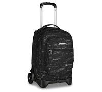 Invicta Trolley School Plug Fantasy, Noir, 34 L, Double compartiment, Cross-over System, poche équipée, compartiment pour PC, poche porte-horreau, école moyenne et supérieure, garçon