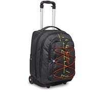 Invicta Trolley, Trolley NEW BUMP ACTIVE, Noir, Double compartiment avec poche avant, Poche intérieure équipée, Roues de 75 mm, Maxi Logo, Chariot Voyage & Loisirs, Jet Black, Taglia unica, Moderne