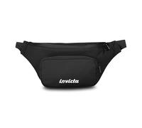 Invicta Tulgo Urban Sac Banane Noir, Poche intérieure avec Fermeture éclair, Grande Poche extérieure, Sac Banane spacieux de 4 l pour Loisirs et Voyage, pour Homme et Femme
