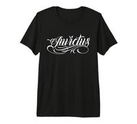 Invictus x Calligraphie Latine inconquérable T-Shirt Haut de Gamme