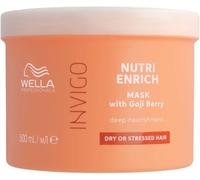Invigo Nutri Enrich Masque Cheveux Nourrissant Anti-Frisottis - Pour Cheveux Secs Et Abîmés - Acide Oléique, Baies De Goji (500ml)