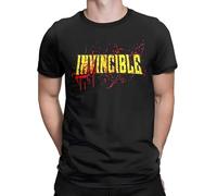 Invincible Blood Splat Logo Merch Men Women T Shirts Pure Tee Graphic Printing Adult Anime Tops