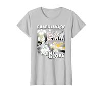 Invincible Guardians of The Globe Main Characters Group Shot T-Shirt, Femme, Argent, XS