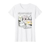 Invincible Guardians of The Globe Main Characters Group Shot T-Shirt, Femme, Blanc, 3XL