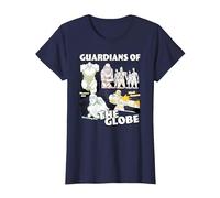 Invincible Guardians of The Globe Main Characters Group Shot T-Shirt, Femme, Bleu Marine, XS