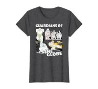 Invincible Guardians of The Globe Main Characters Group Shot T-Shirt, Femme, Chiné Foncé, XS