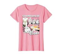 Invincible Guardians of The Globe Main Characters Group Shot T-Shirt, Femme, Rose, M