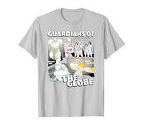 Invincible Guardians of The Globe Main Characters Group Shot T-Shirt, Homme, Argent, 3XL