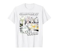 Invincible Guardians of The Globe Main Characters Group Shot T-Shirt, Homme, Blanc, L