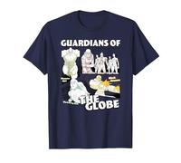 Invincible Guardians of The Globe Main Characters Group Shot T-Shirt, Homme, Bleu Marine, L