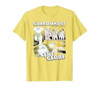 Invincible Guardians of The Globe Main Characters Group Shot T-Shirt, Homme, Citron, XL