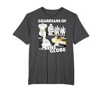 Invincible Guardians of The Globe Main Characters Group Shot T-Shirt, Homme Grandes Tailles, Chiné Foncé, 3X Tall