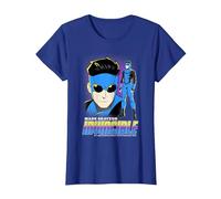 Invincible Mark Grayson Blue Suit Showcase Distressed T-Shirt, Femme, Bleu Royal, M