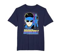 Invincible Mark Grayson Blue Suit Showcase Distressed T-Shirt, Homme Grandes Tailles, Bleu Marine, 4X Tall