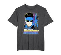 Invincible Mark Grayson Blue Suit Showcase Distressed T-Shirt, Homme Grandes Tailles, Chiné Foncé, 4X Tall