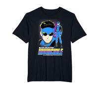 Invincible Mark Grayson Blue Suit Showcase Distressed T-Shirt, Homme Grandes Tailles, Noir, 4X Tall