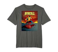 Invincible & Omni-Man Bloody Reflection Poster T-Shirt