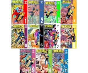 Invincible: The Ultimate Collection Vol. 1-11 Hardcover Book Set by Robert Kirkman, Cory Walker & Ryan Ottley