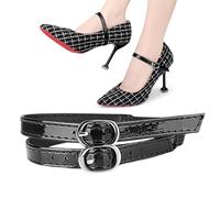 Invisible High Heel Shoe Straps - Flexible Ankle Strap Extender, Anti-Loose Buckle Support Belt, Comfortable Adjustable Strap, Transparent Foot Holder, Secure Fit Accessory for Heels Pumps San