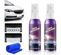 Invisible License Plate Spray,Car License Plate Invisible Spray, High Visibility Night Use Invisible License Plate Protector Sprayer,Easy Application Transparent Finish For Safe Driving (2 Pcs)