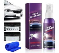 Invisible License Plate Spray,Car License Plate Invisible Spray, High Visibility Night Use Invisible License Plate Protector Sprayer,Easy Application Transparent Finish For Safe Driving (1 Pcs)